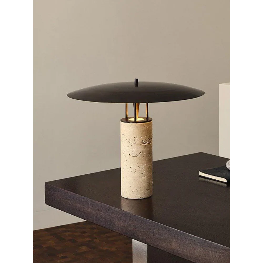Marble Table Lamp | Natural Stone & Iron Nordic Desk Warm Led Living Room Study Bedroom Casalolalights Luxury Lamps