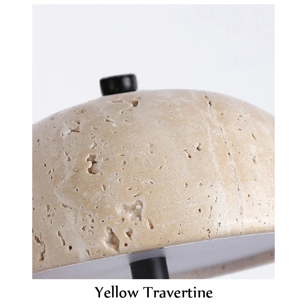 Marble Wall Lamp Natural Material Wabi Sabi Light Fixtures for Bedside Living Room Corridor