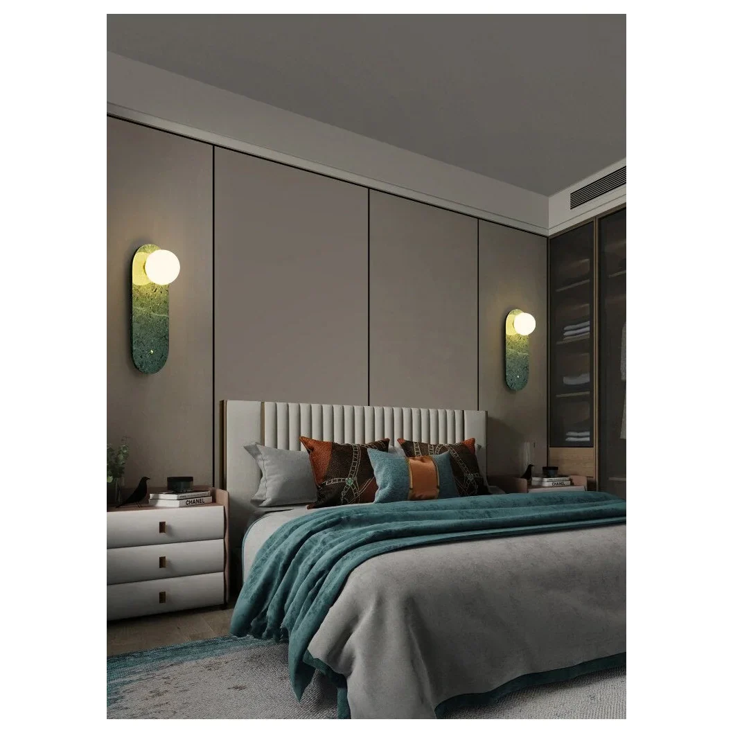 Marble Wall Light Fixtures Green White Luxury Interior Home Decor Casalolalights Luxury Lamps for Interior Designers