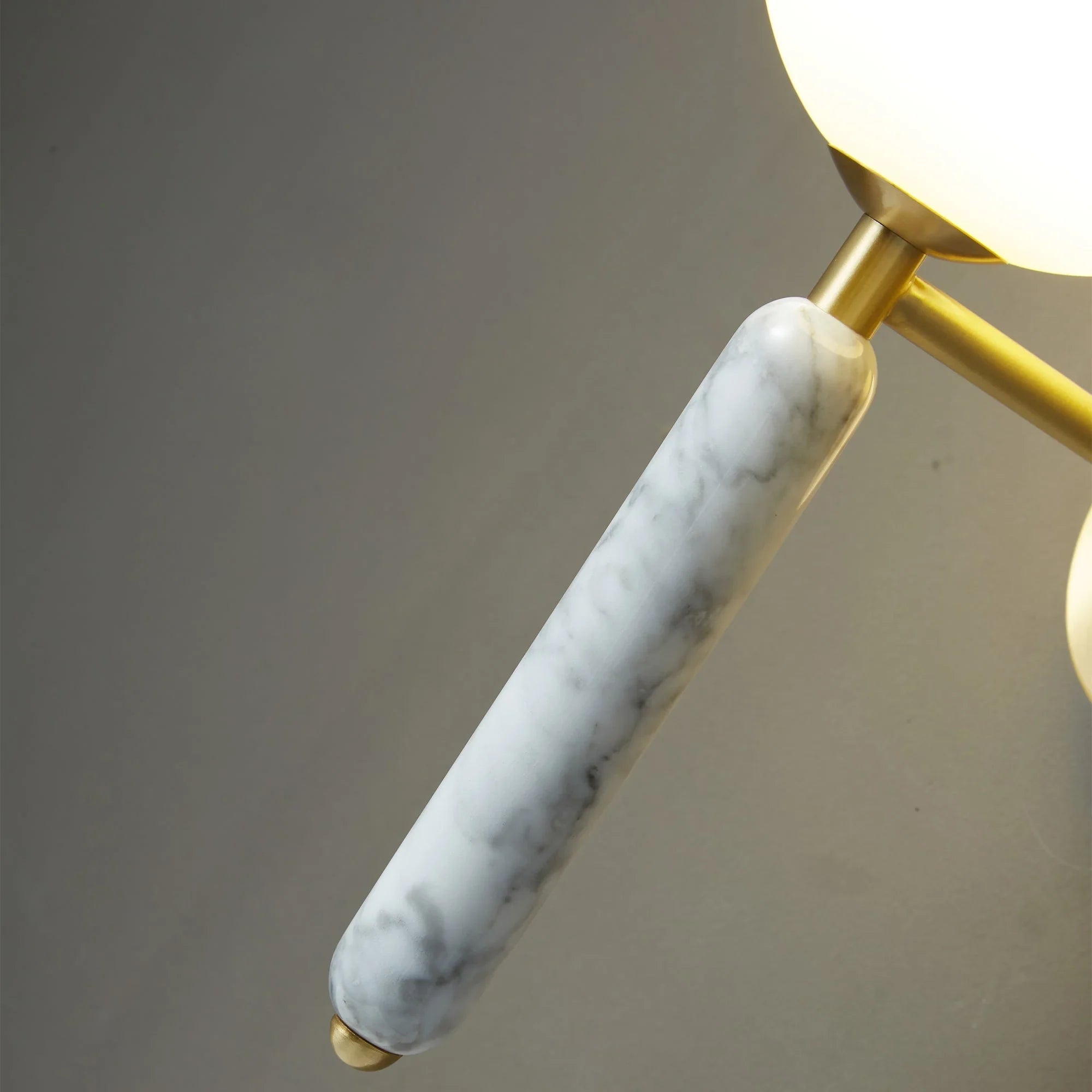 Marble Wall Sconce 32cm | Natural Stone Bedside Reading Light Green White Black Bedroom & Hallway Casalolalights Luxury