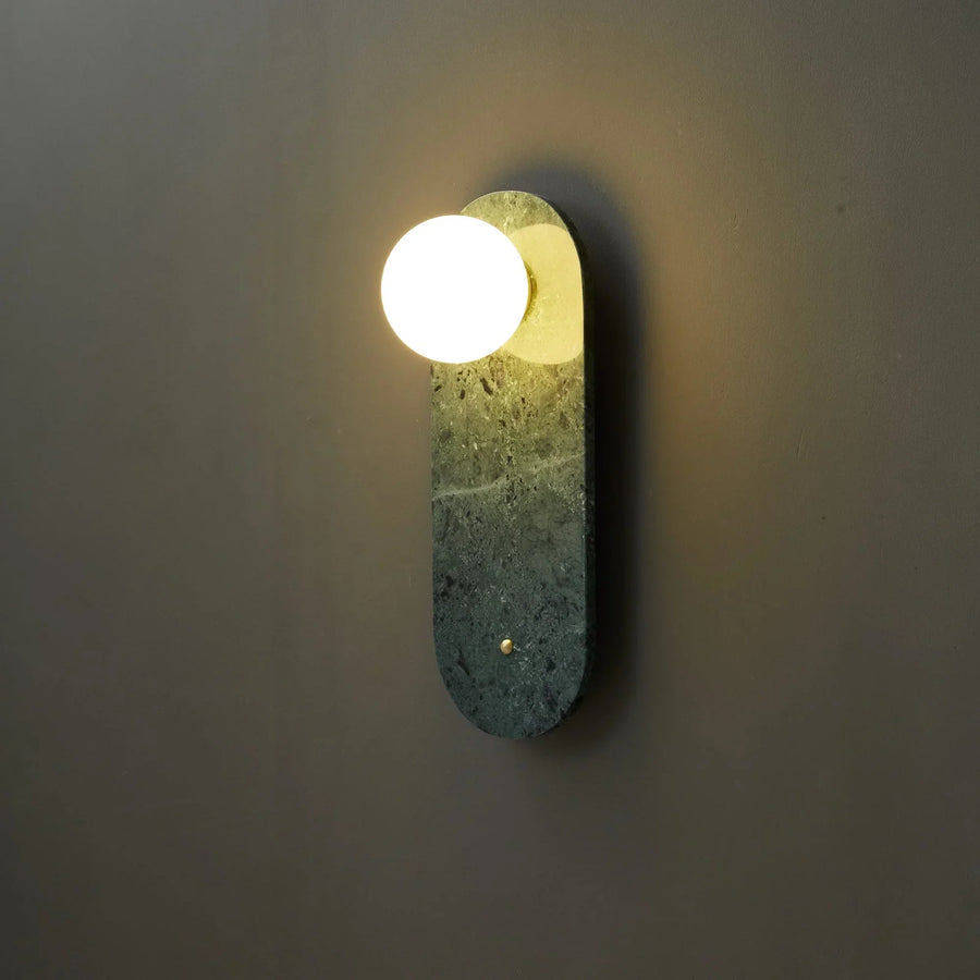 LAMPADA DA PARETE IN MARMO LUSSO PER ARREDO INTERNO CASA