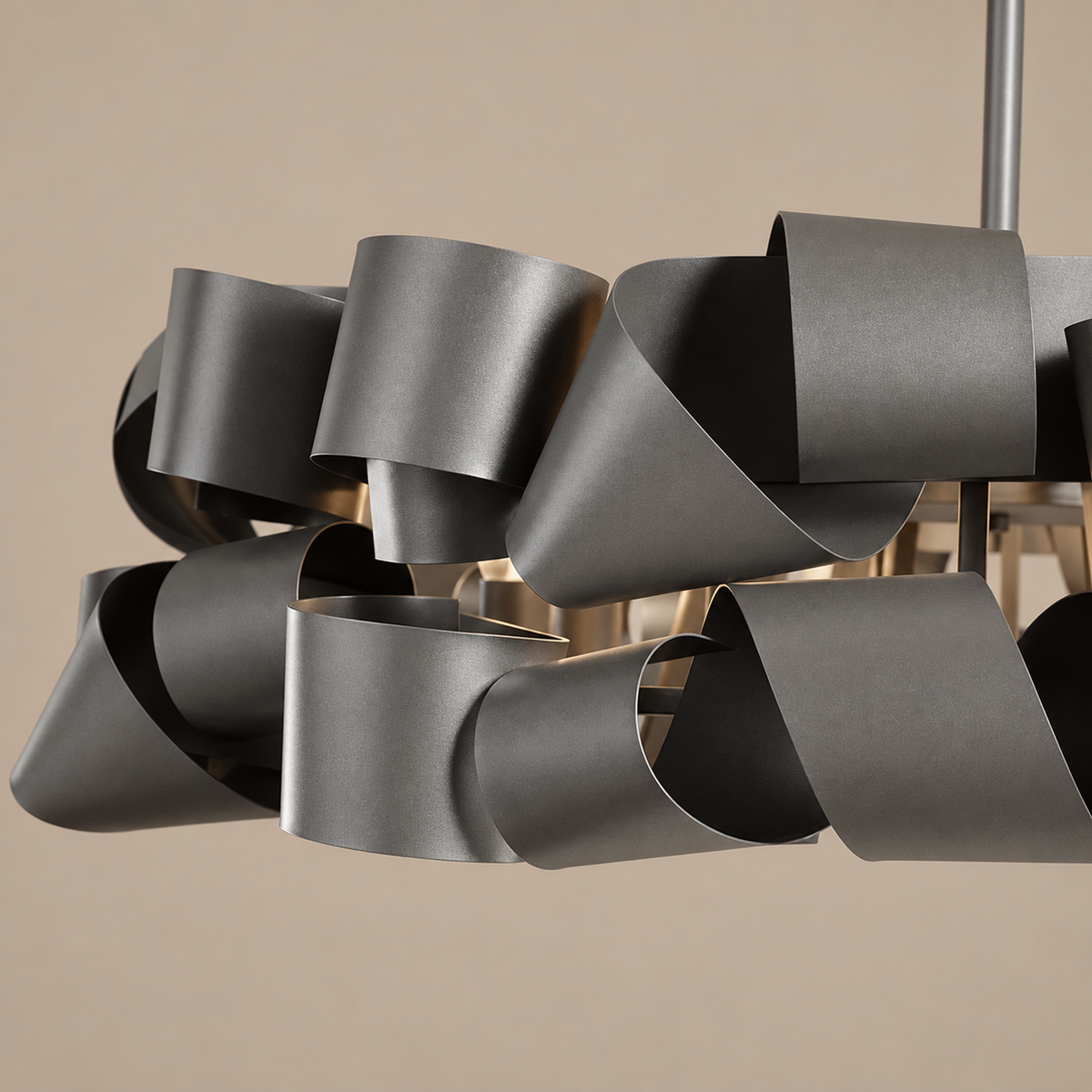 Modern Ceiling Lights - Metal Ribbons Casalola Luxury Lamps for Interior Designers