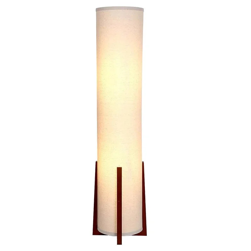 Wood Table Lamp | Bamboo & Walnut Japandi with Fabric Shade or Floor Living Room Bedroom Casalolalights Luxury Lamps