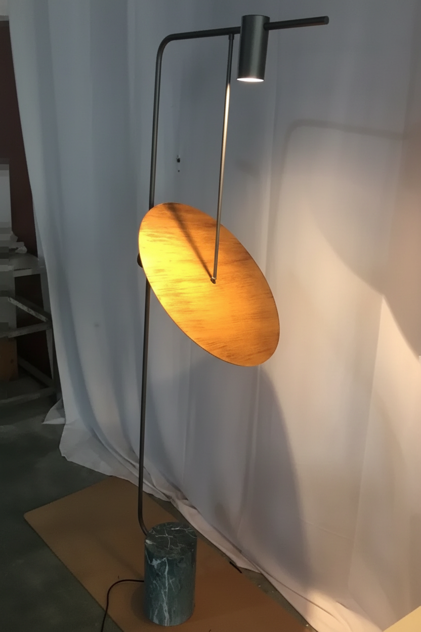 Современный мраморный торшер | Cl85d52