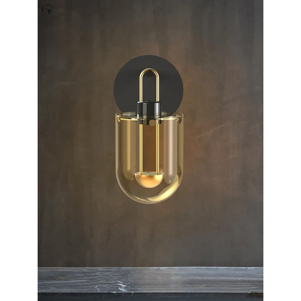 Minimalist Led Wall Lamp Bedside Sconce for Living Room