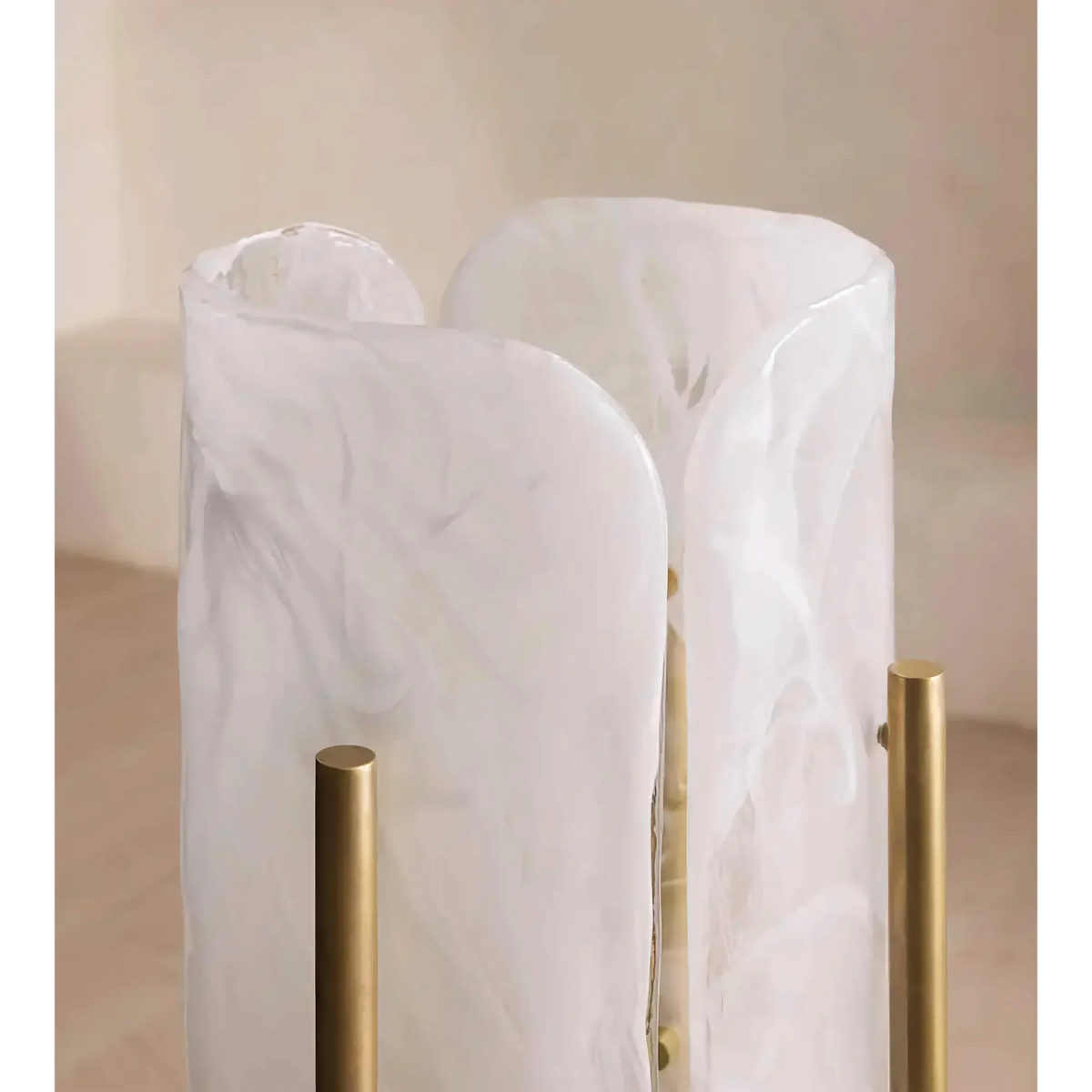 Genuine Marble & Brass Floor Lamp | Slim 35cm Profile 160cm Tall E26/e27 Dimmable Option 2700k Casalola Lights Luxury