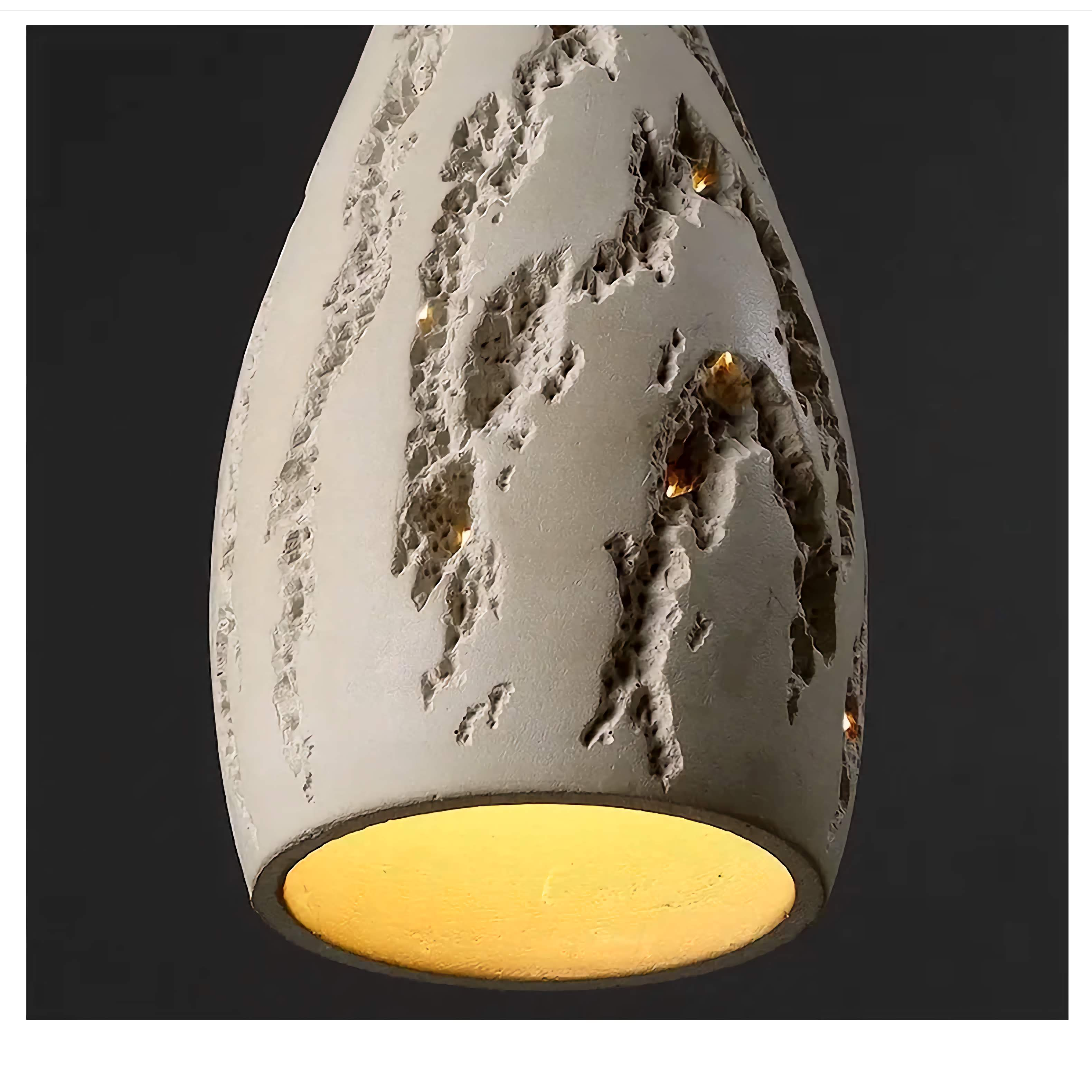 Minimalist Natural Pendant Lamps for Dining Room Kitchen Island Stairs