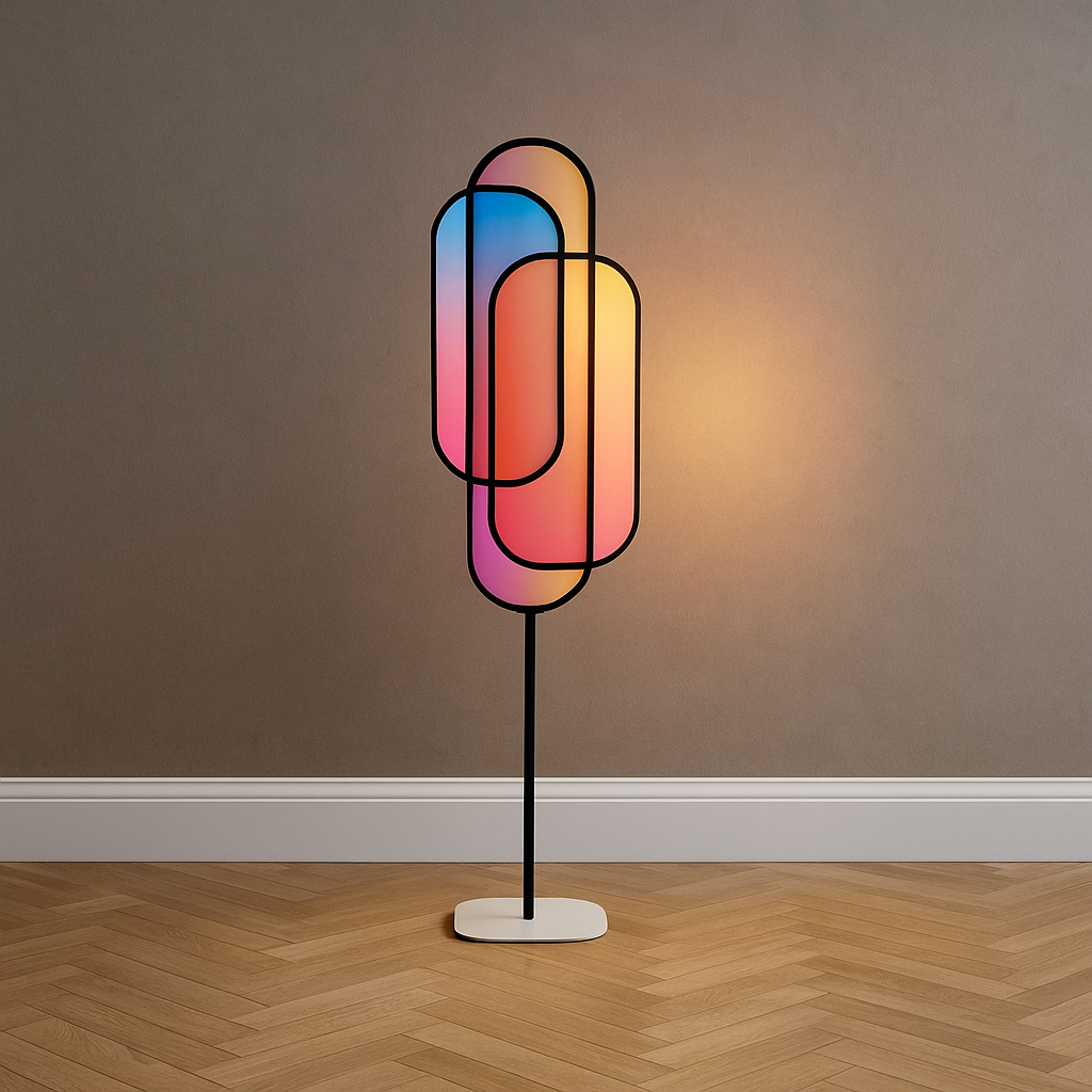 Candeeiro de Pé Moderno Acrílico | Design Cl8785lr