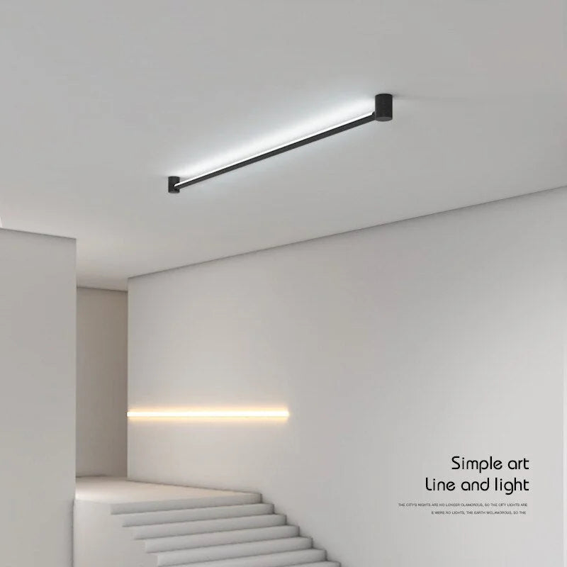 Black Linear Track Lighting | Wall Sconces | Modern Bar Lamp