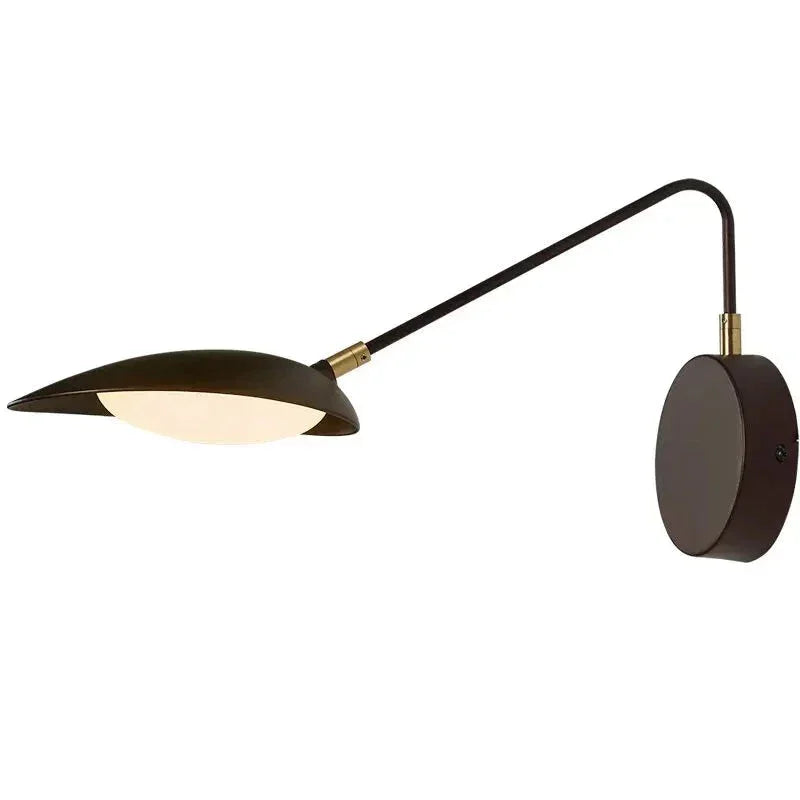 Modern Rotatable Black Wall Sconces for Living Room or Bedside