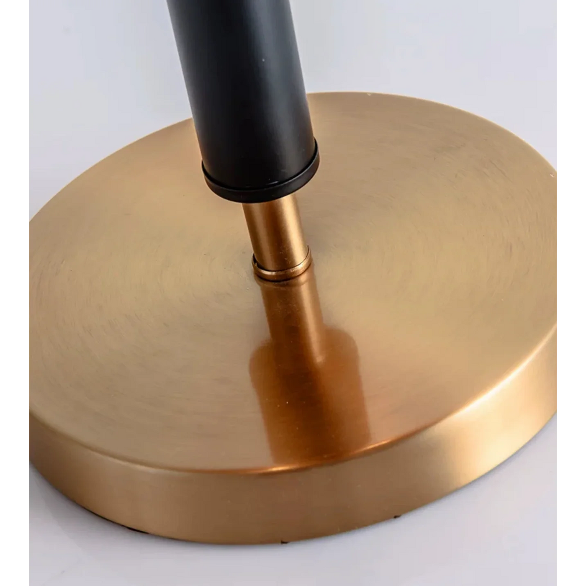 Brass & Black Iron Table Lamp | Modern Accent Bedside Transitional Minimalist Bedroom Living Casalolalights Luxury