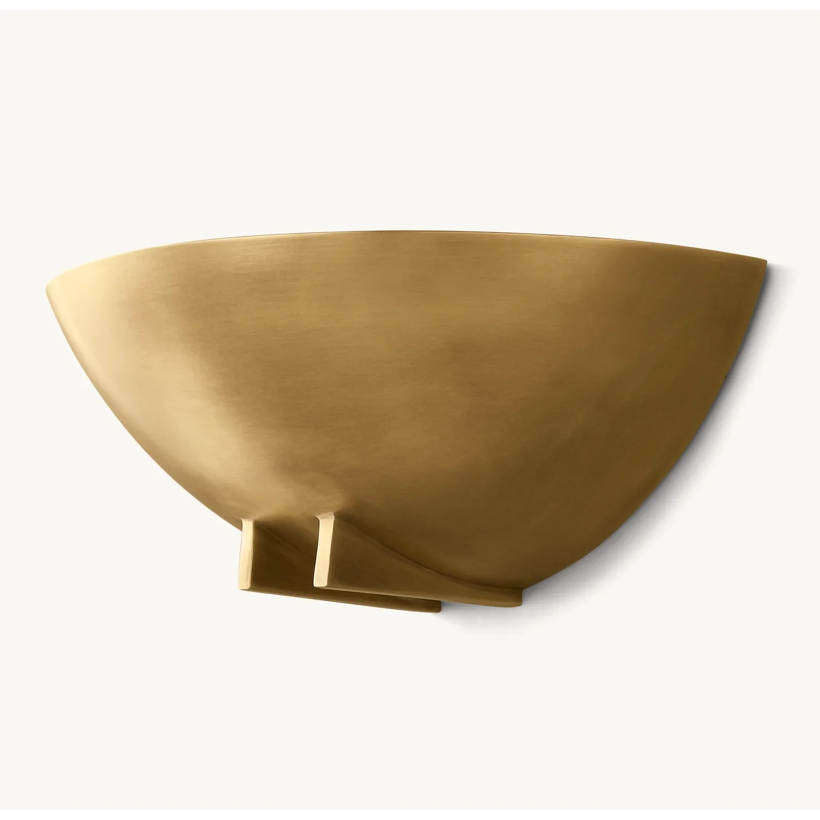 Modern Brass Bowl Wall Sconce – Handcrafted Luxury Accent Light