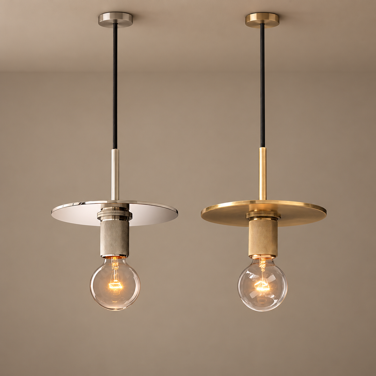 Modern Pendant Light - Metal Disc Casalola Lights Luxury Lamps for Interior Designers