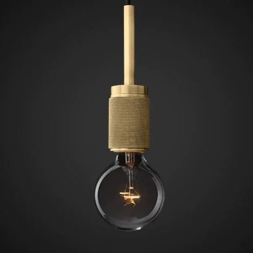 Disc Pendant Light for Kitchen Island or Dining Room | Exposed Bulb Casalola Lights Luxury Lamps Interior Designers