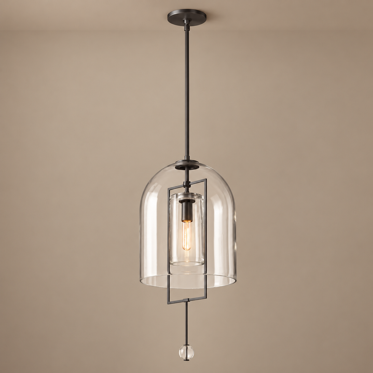 Glass Pendant Lights - Layered Bell Casalola Luxury Lamps for Interior Designers