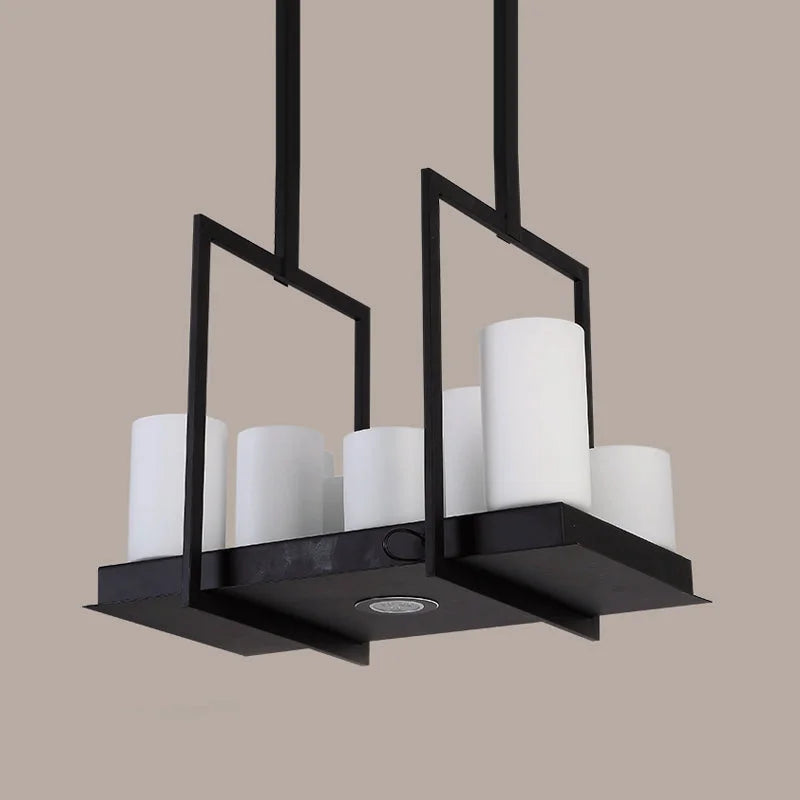 Candle Chandelier | Led Faux-marble Linear Modern Transitional Dining & Kitchen Island Casalolalights Luxury Lamps