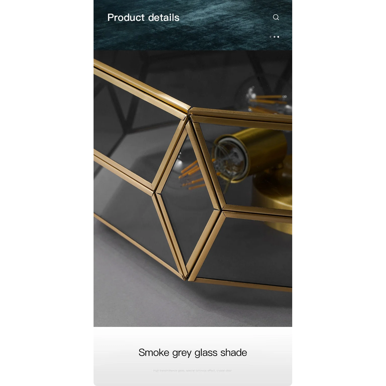 Copper 4-lights Flush Mount Ceiling Light Fixtures | Low Living Room Bedroom Dining