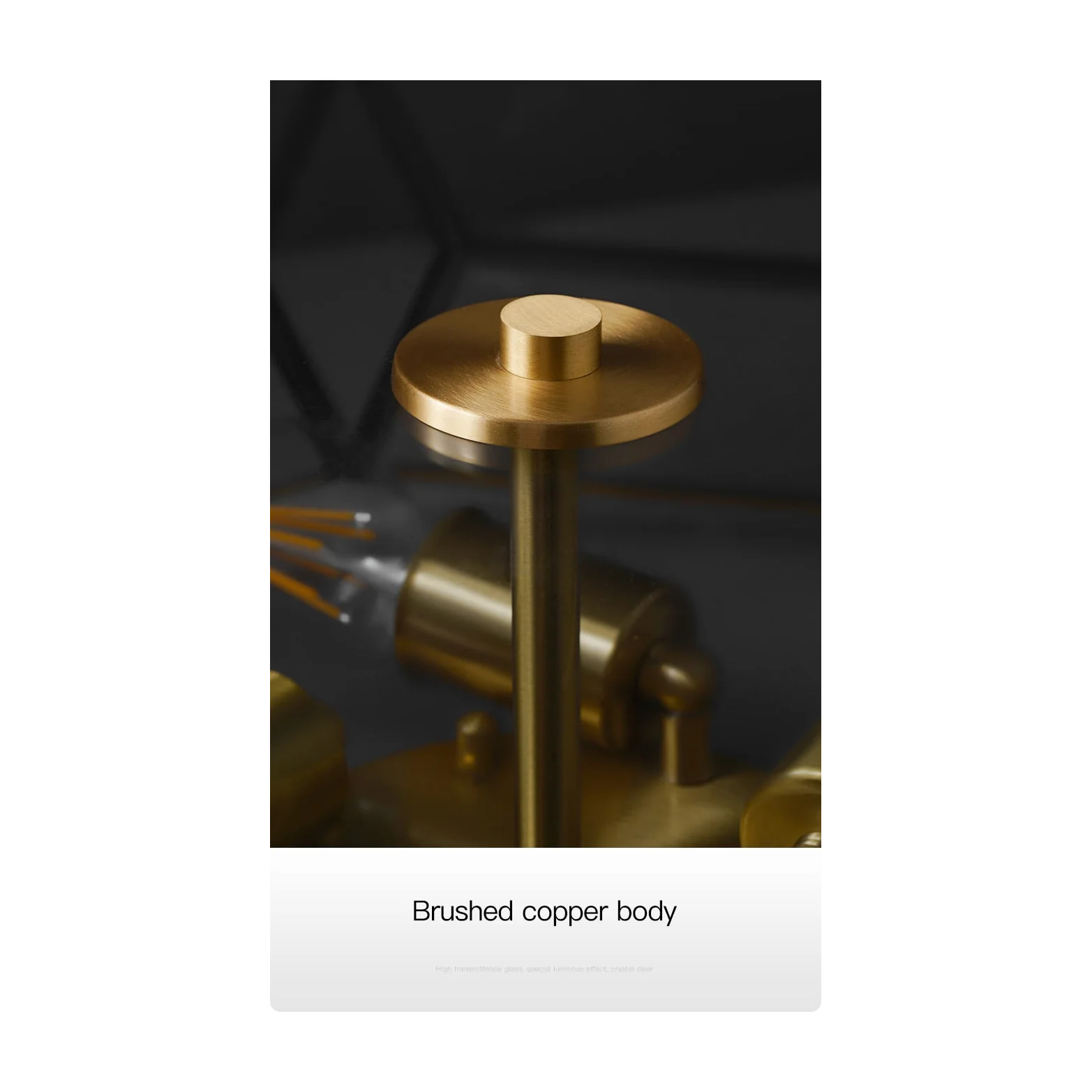 Copper 4-lights Flush Mount Ceiling Light Fixtures | Low Living Room Bedroom Dining