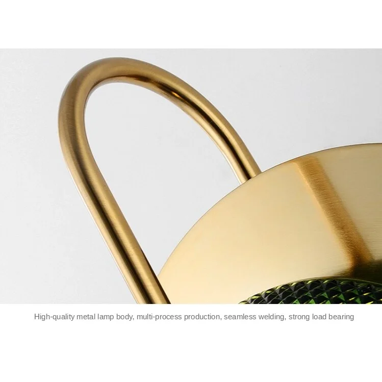 Crystal Green Wall Lamp | Mid Century Modern Lighting Sconces | Casalola