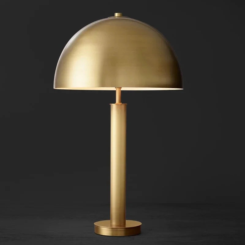 Mid Century Modern Table Lamp for Bedroom & Living Room | Brass Finish | Casalola Lights