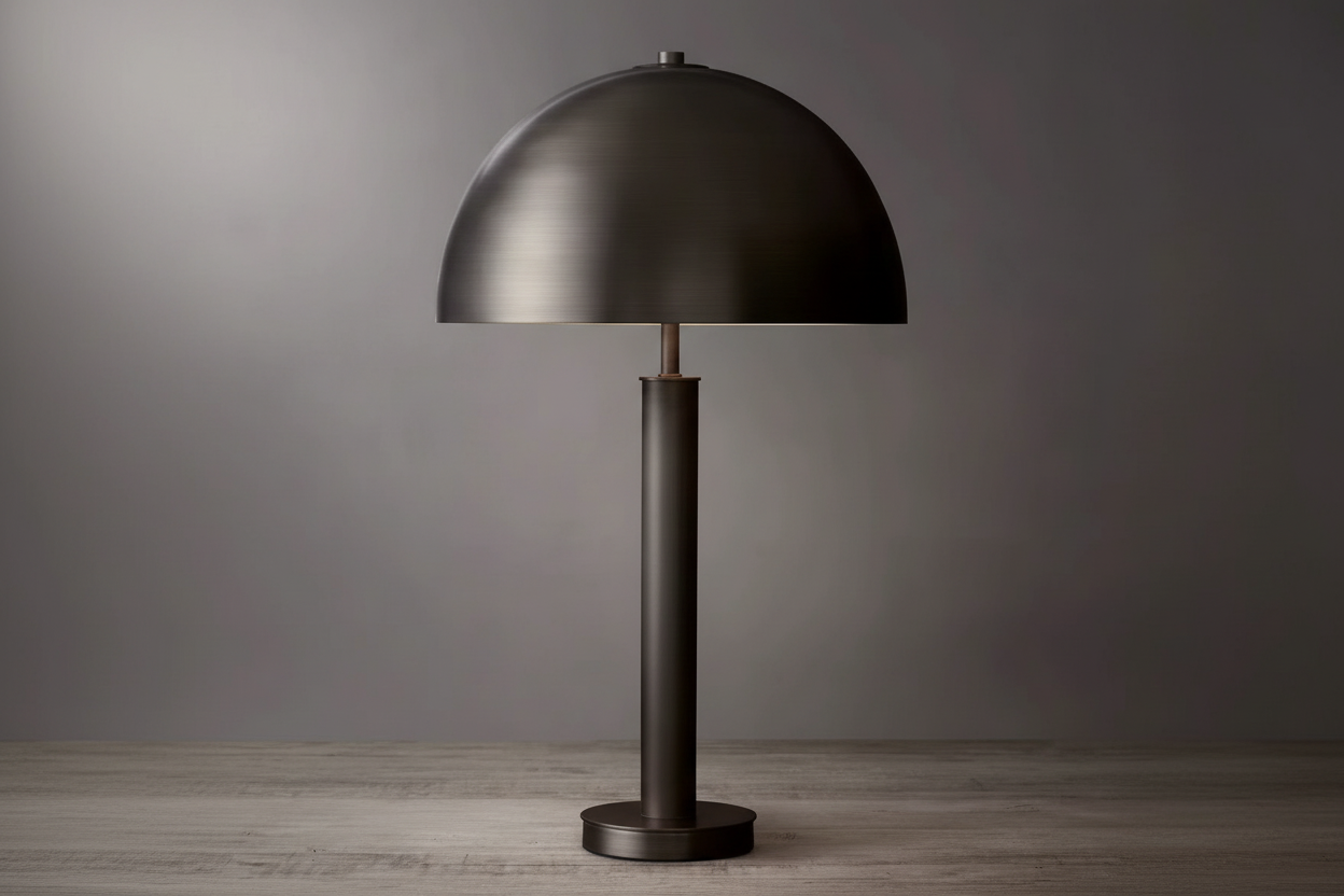 Brass Dome Table Lamp – Oversized Modern Led Living Room Light Casalolalights Luxury Lamps for Interior Designers