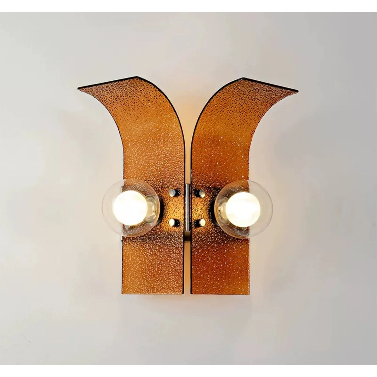 Modern Glass Wall Light 37x40cm 3000k Led