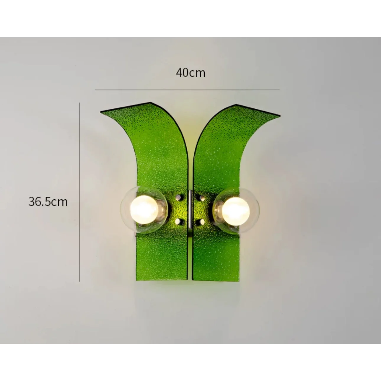 Modern Glass Wall Light 37x40cm 3000k Led