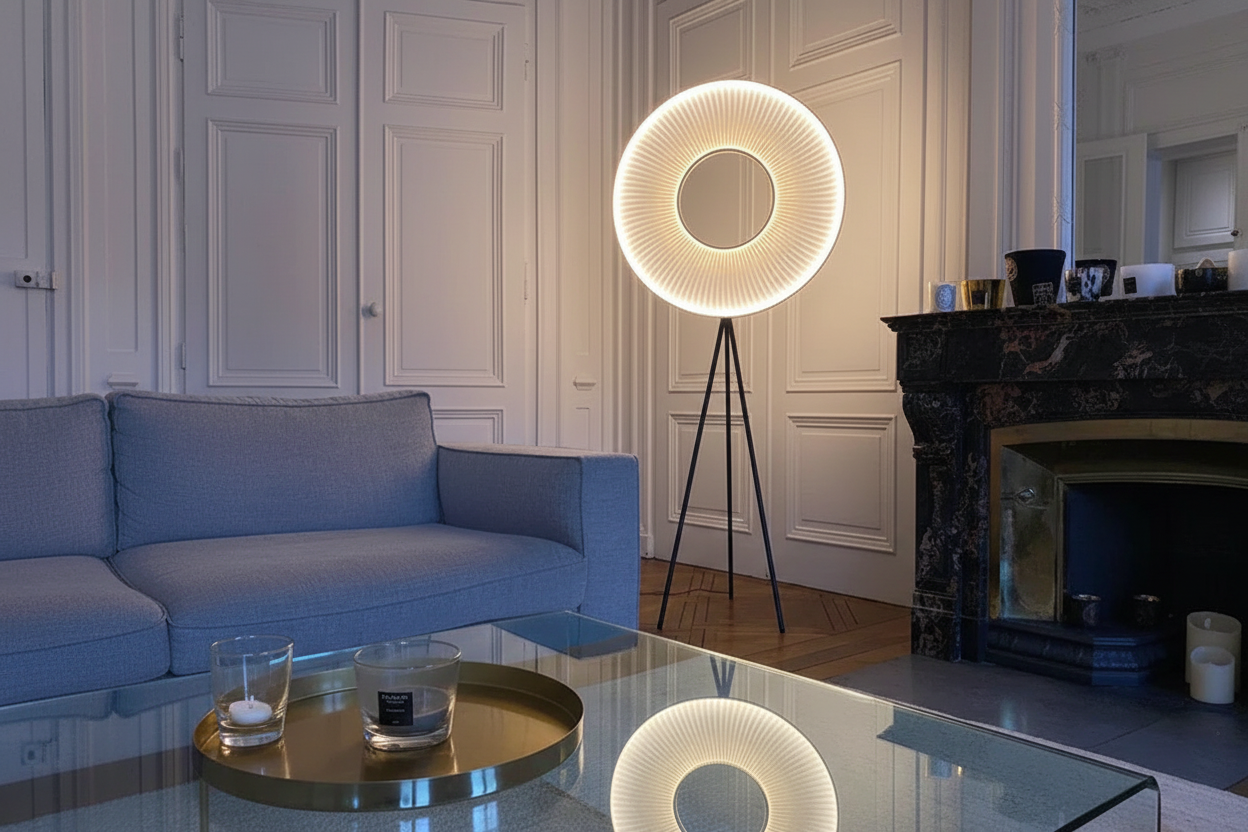 Современный торшер Halo