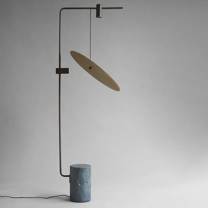 Mid-modern Marble Floor Lamp For Living Room Bedroom - Minimalist Floor Lamps
