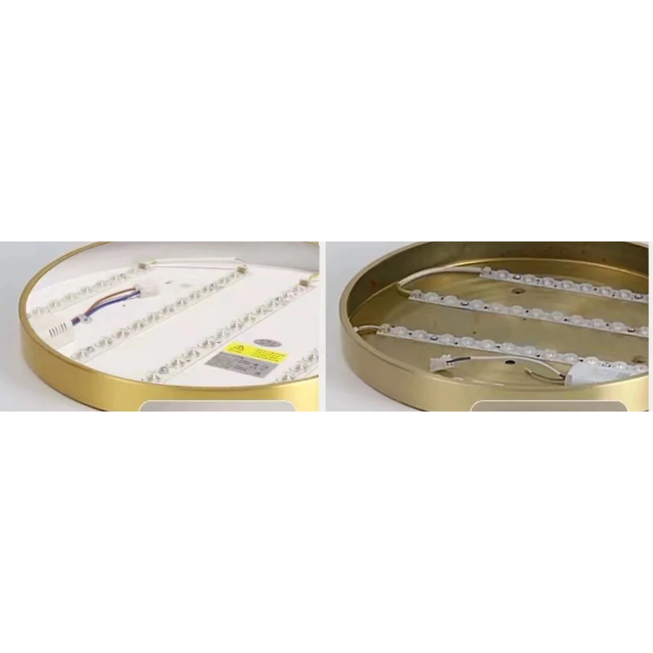 Modern Minimalism Black Copper Flush Mount Ceiling Light for Low