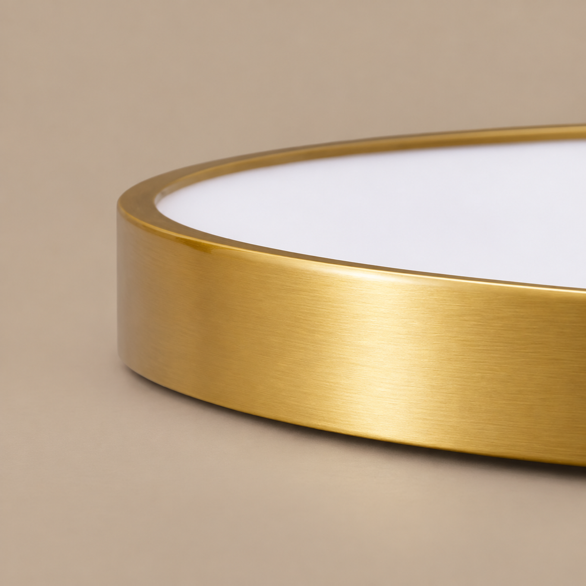 Flush Mount Lighting - Slim Brass & Acrylic Casalola Lights Luxury Lamps for Interior Designers