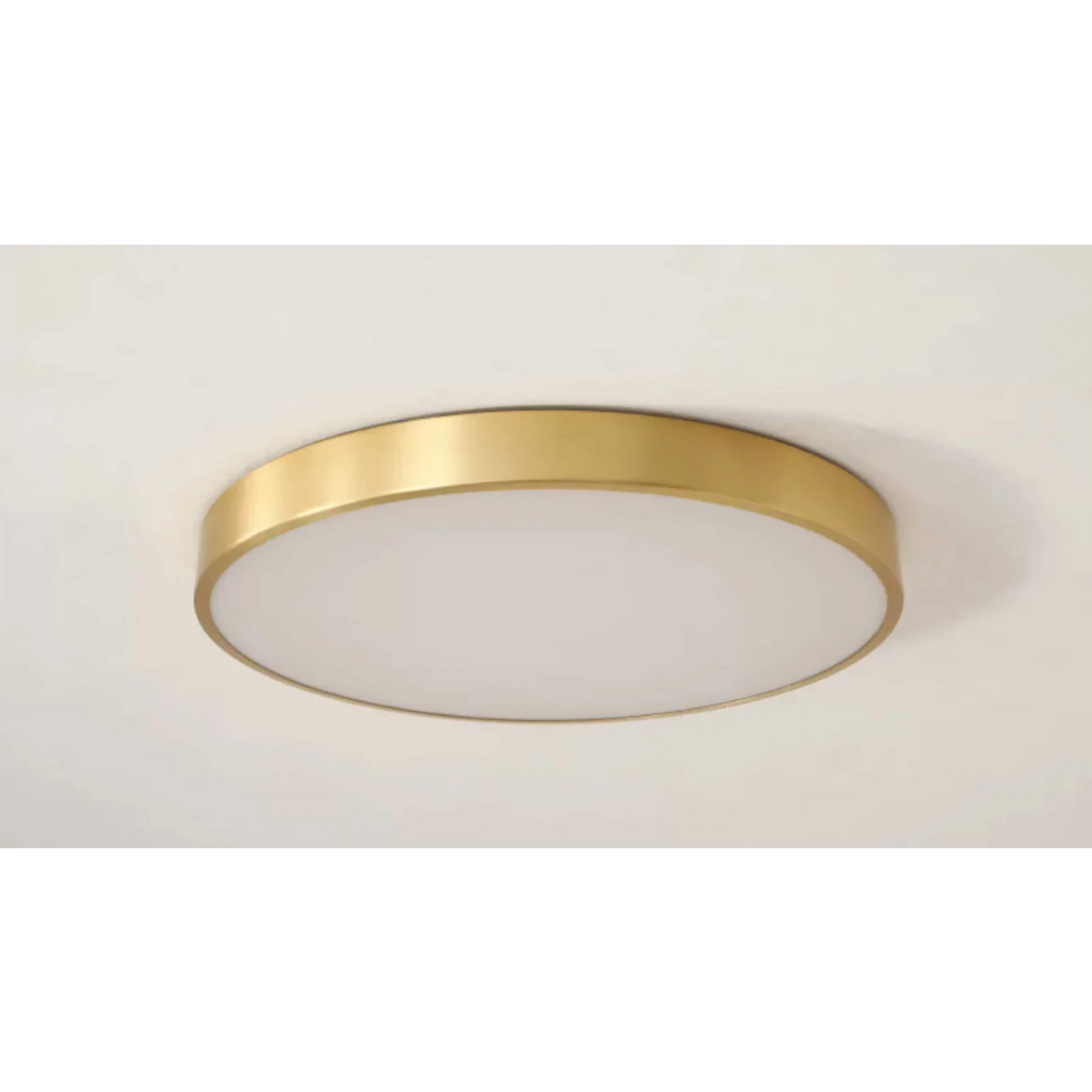 Copper Flush Mount Ceiling Light | Low-profile Frosted Modern Minimalist Bedroom & Hallway Casalolalights Luxury Lamps