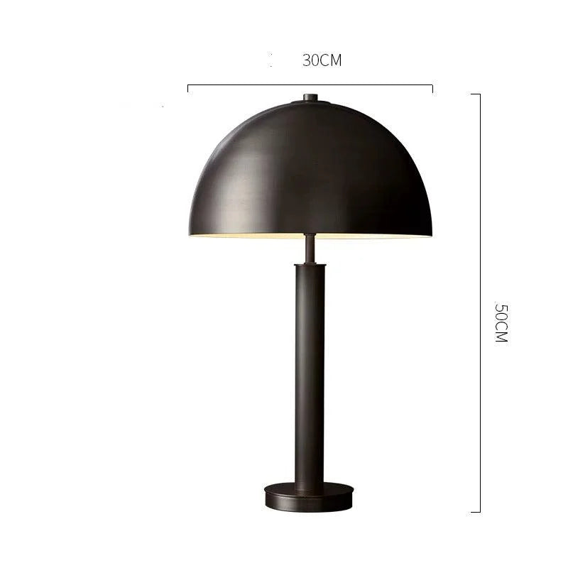 Dome Table Lamp 86cm | Oversized Black or Gold Contemporary Minimalist Living Room & Bedroom Casalolalights Luxury