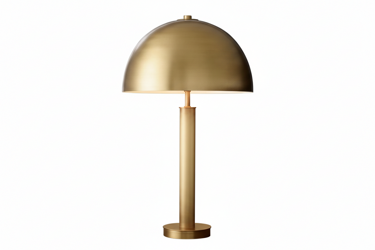 Dome Table Lamp 86cm | Oversized Black or Gold Contemporary Minimalist Living Room & Bedroom Casalolalights Luxury