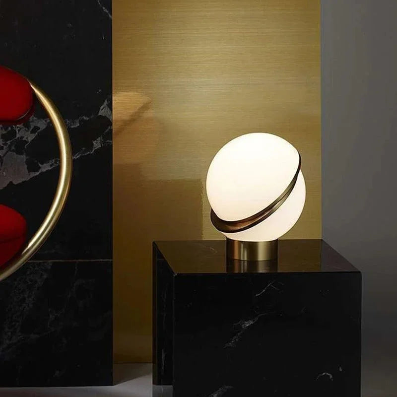 Modern Table Lamp | For Any Room | Round Glass | Casalola - Lamps