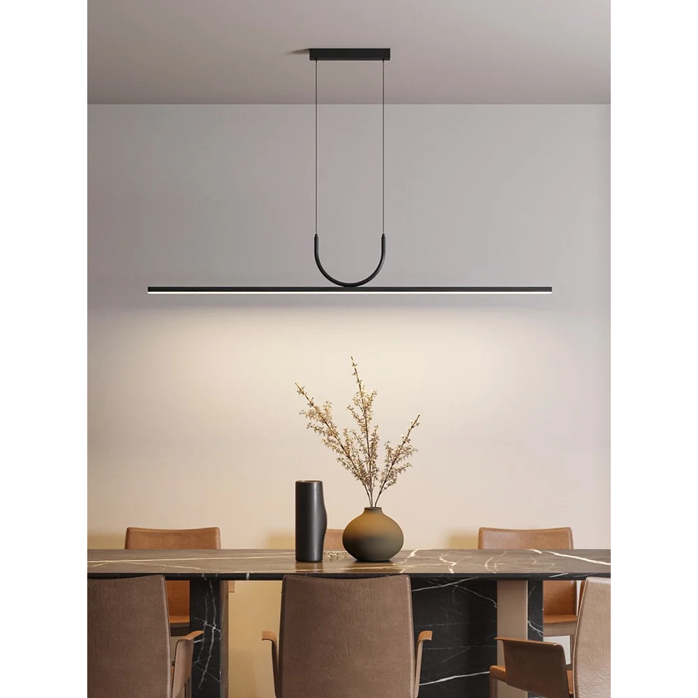Modern Bar Pendant Lighting | Black Led for Kitchen Island Dining Room | Casalola