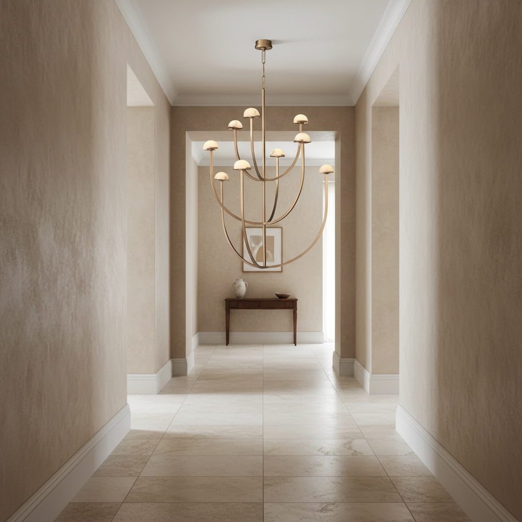 МОДЕРН ТИЕРЕД МЕДНЫЙ И МРАМОРНЫЙ ЛЮСТРА | CL0245P