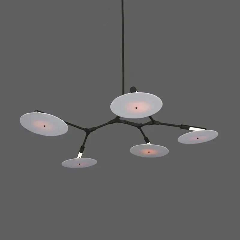 Modern Ufo Chandelier | Contemporary Ceiling Lamp For Living Room Dining Kitchen Island - Semi - flush Mounts