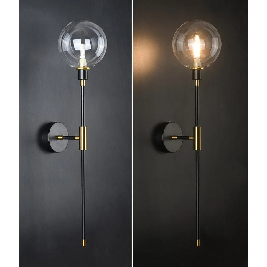 Glass Wall Sconces for Living Room Bedroom Corridor Outdoor | Modern Lights