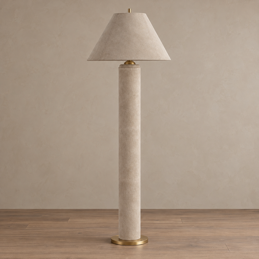 Montalcino Leather Floor Lamp