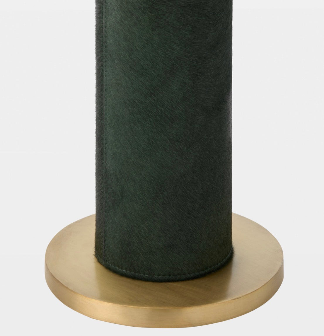 Leather Floor Lamp Green or Beige | 170cm Tall Brass Detail E26/e27 Dimmable Option Study Light Casalola Lights Luxury