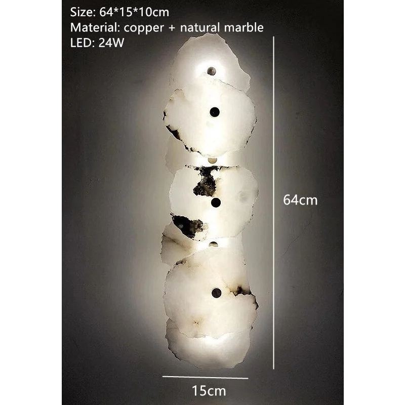 Decoratives Wall Sconces | Marble Lamp for Living Room Bedroom