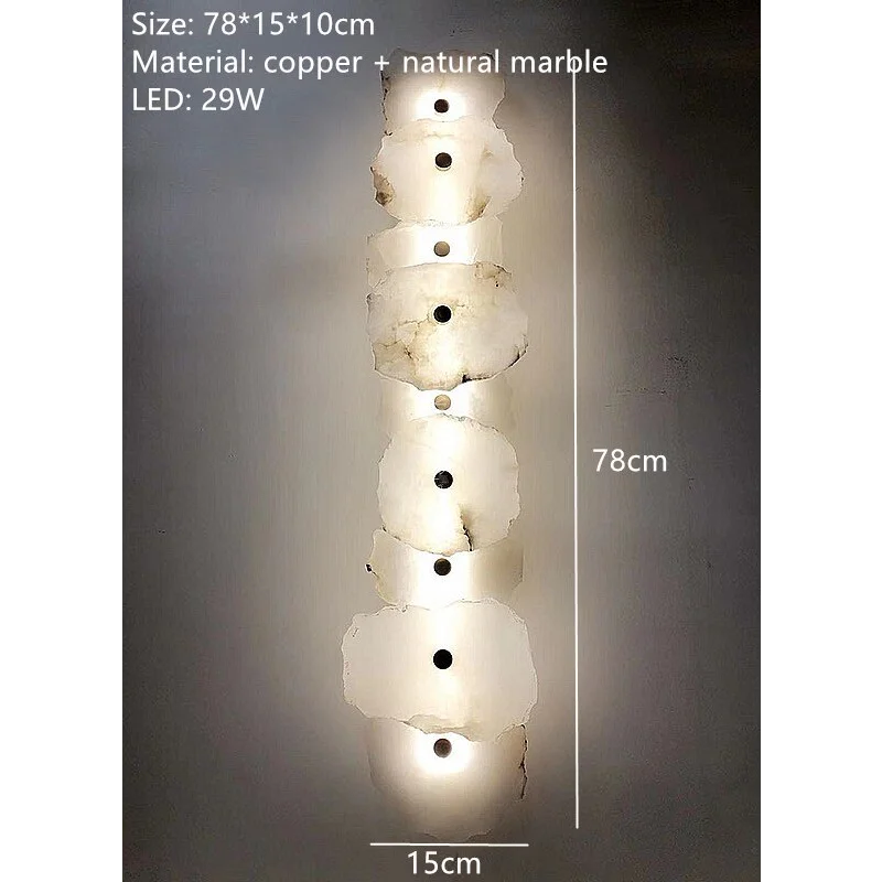 Decoratives Wall Sconces | Marble Lamp for Living Room Bedroom