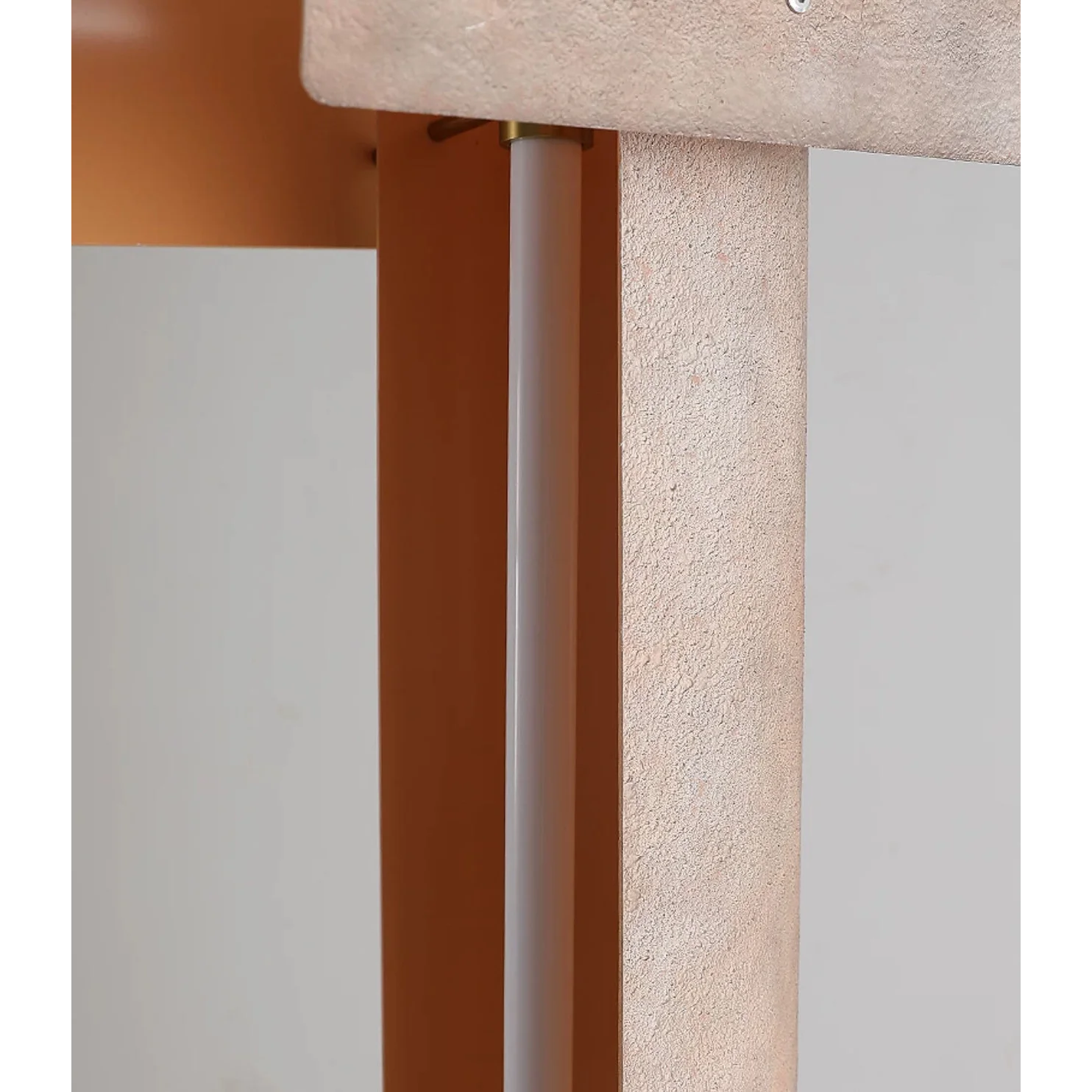 Modern Luxury Floor Lamp with Textured Metal Shade and Stone Base for Living Room Bedroom or Office