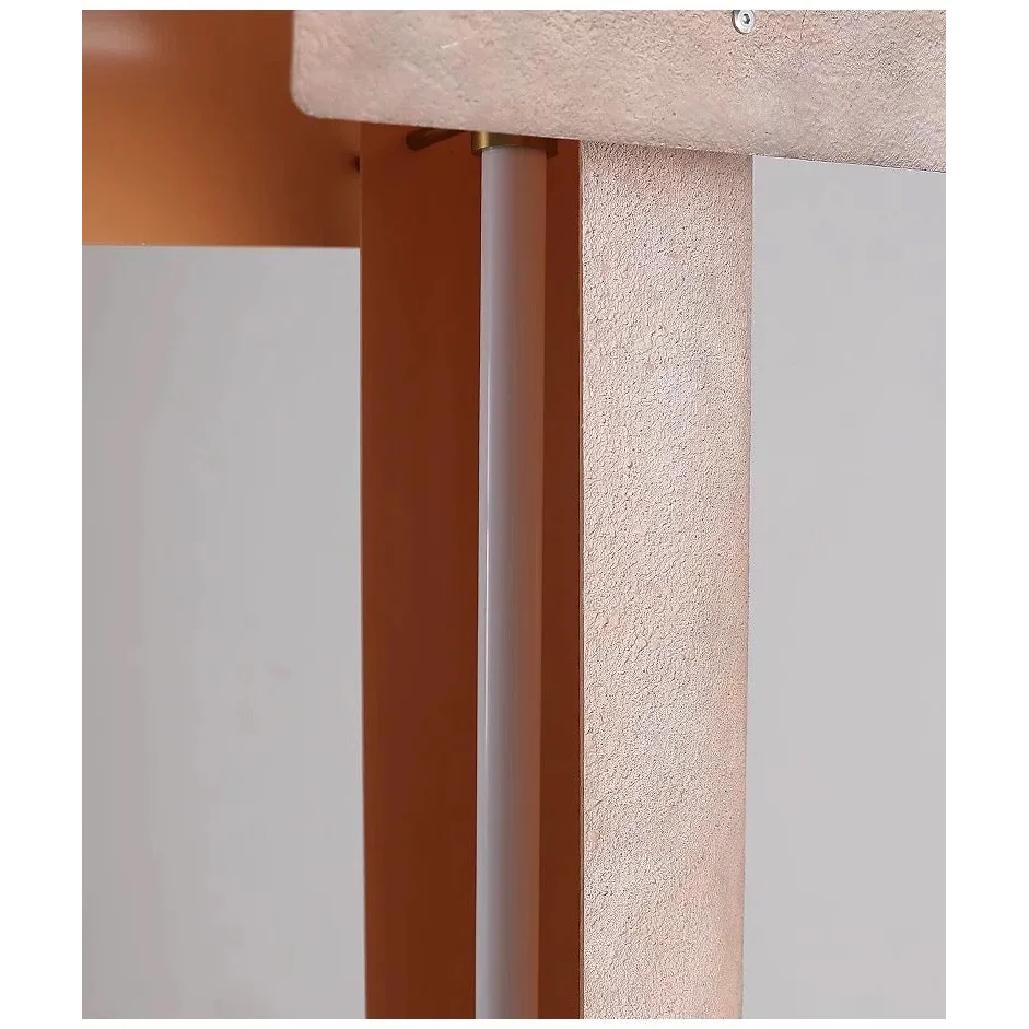 Industrial Art Deco Accent Table Lamp for Bedroom Living Room or Office