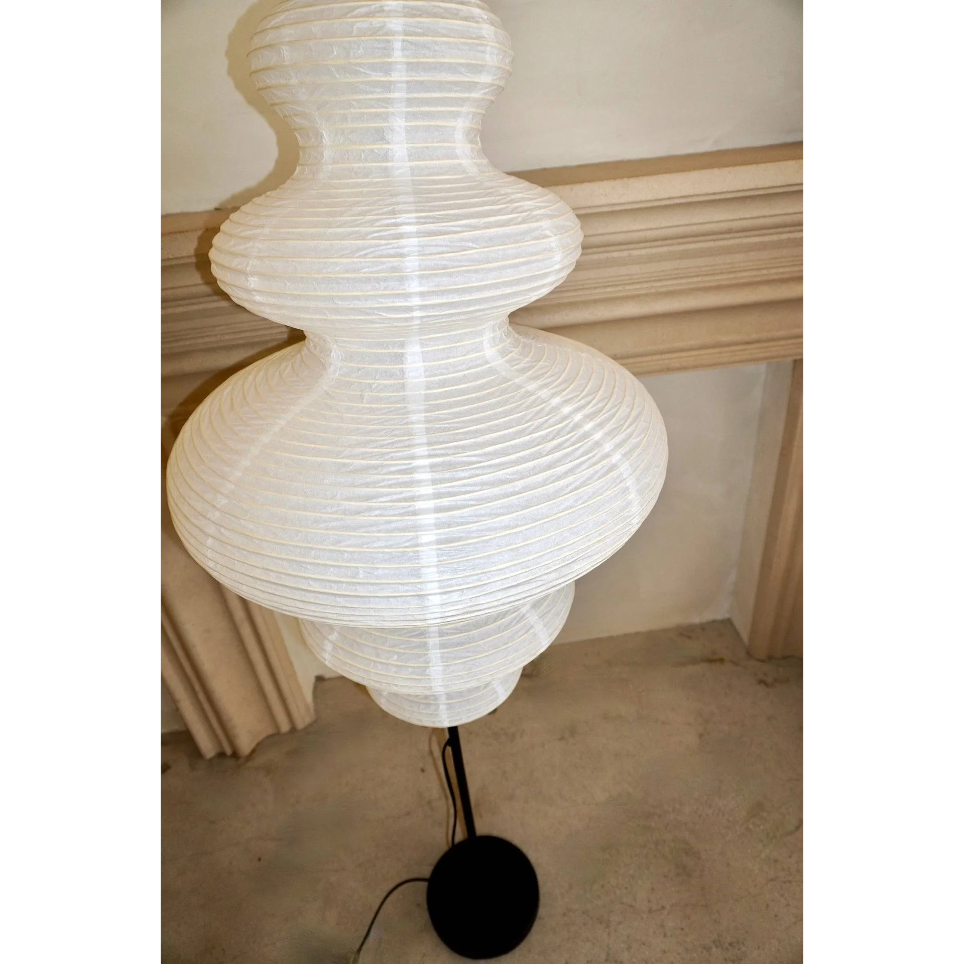 Isamu Noguchi Floor Lamp | Paper Floor Lamp | Japanese Decor Lamp | Casalola, image size:1944x1944