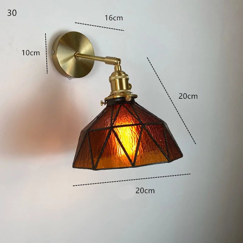 Nordic Wall Lamp with Rotatable Glass Shade