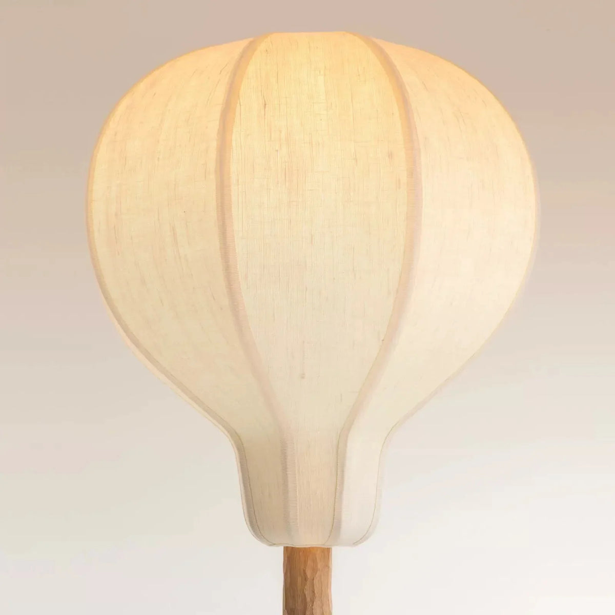 Oak Floor Lamp 160cm | Solid Wood & Linen-shade Scandinavian Minimalist Living Room Casalolalights Luxury Lamps