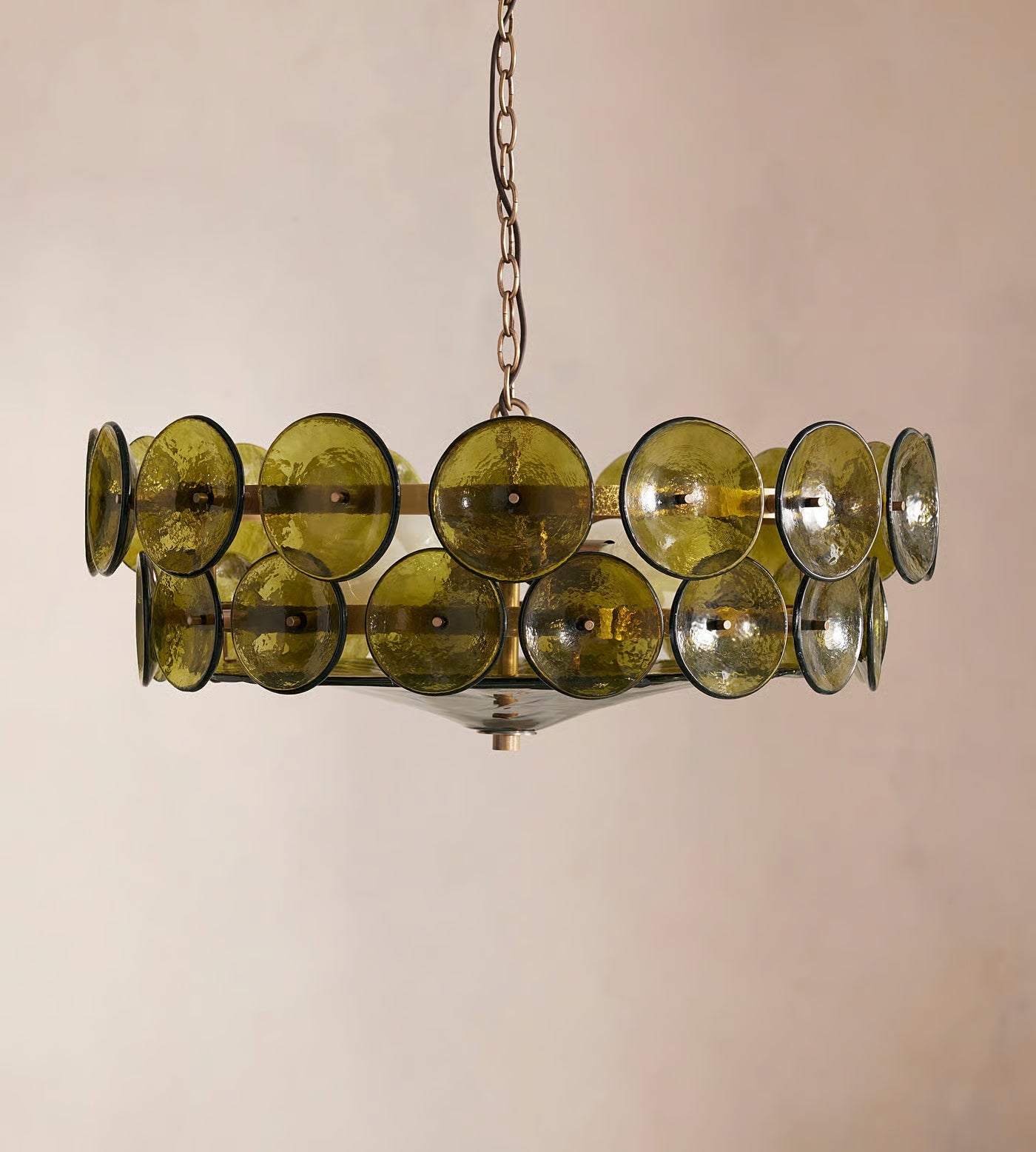 Murano Glass Olive Pendant Lamp | Art Deco Chandelier for Living Room Bedroom Hallway | Perfect Luxury Homes