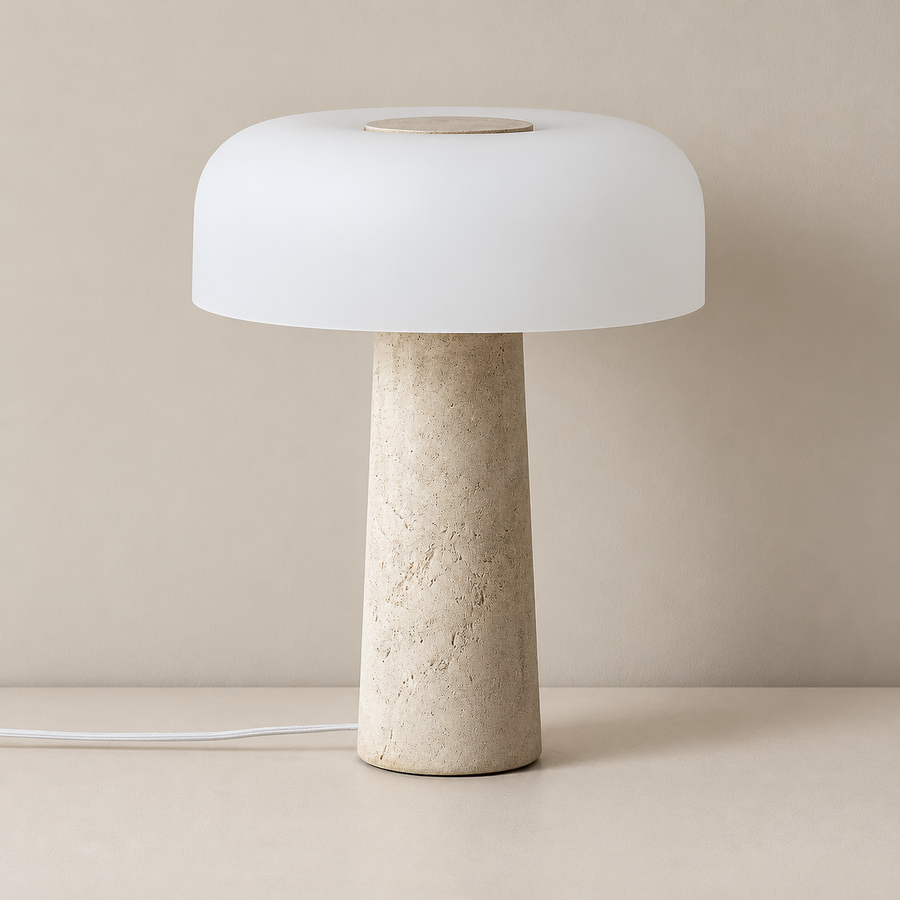 LÁMPARA DE MESA OMARELLO PIEDRA